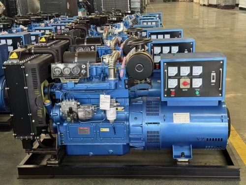 Diesel engines and generators used in combination