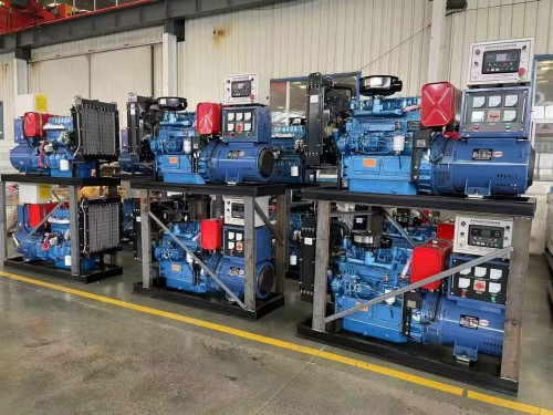 Diesel engines and generators used in combination
