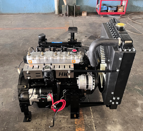 Diesel engines and generators used in combination